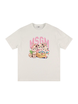 msgm - t-shirts & tanks - kids-girls - new season