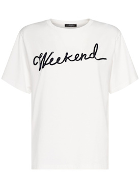 weekend max mara - t-shirt - kadın - new season