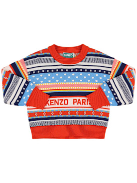 kenzo kids - 针织衫 - 女幼童 - 折扣品