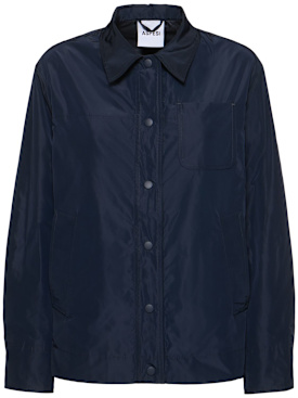 ASPESI: Jodie technical padded jacket - Navy - women_0 | Luisa Via Roma