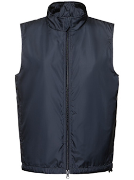 ASPESI: Gilet Vernes water-repellent nylon vest - Navy - men_0 | Luisa Via Roma