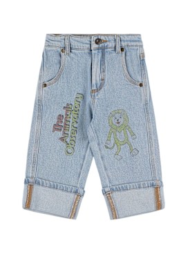 the animals observatory - jeans - toddler-girls - new season