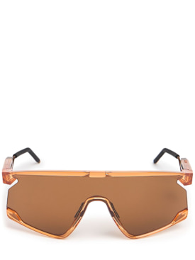 Oakley: Oakley Bxtr metal sunglasses - Transparent - men_0 | Luisa Via Roma