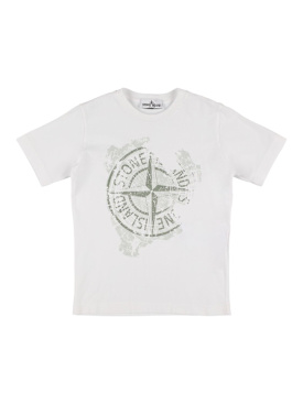 stone island junior - t-shirts - kids-boys - new season