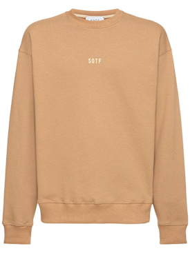 SOTF: Sweatshirt mit U-Ausschnitt „Standard“ - Beige - men_0 | Luisa Via Roma