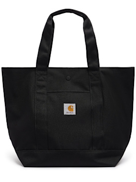 Carhartt WIP: Jacob cotton tote bag - Black - women_0 | Luisa Via Roma