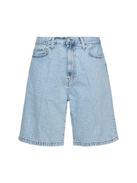 Carhartt WIP: Landon shorts - Light Blue - men_0 | Luisa Via Roma