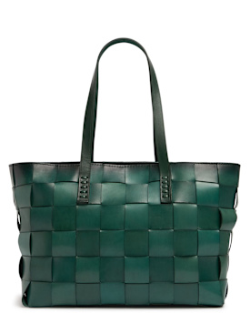 Dragon Diffusion: Japan leather tote bag - Military Green - women_0 | Luisa Via Roma