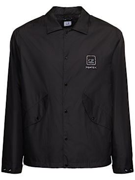 C.P. Company: Metropolis Pertex overshirt - Black - men_0 | Luisa Via Roma