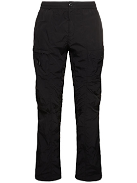 C.P. Company: Chrome-R cargo lens pants - Black - men_0 | Luisa Via Roma