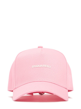 Dsquared2: Cappello baseball Dsquared2 Mini Logo - Rosa - women_0 | Luisa Via Roma