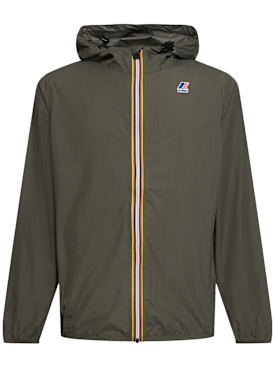 K-Way: Le Vrai 4.0 Claude jacket - Green Blackish - men_0 | Luisa Via Roma