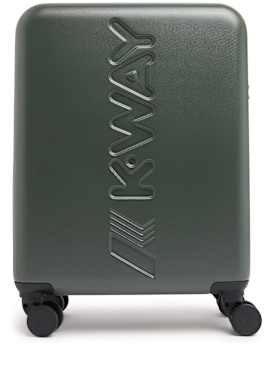 K-Way: Kleiner Trolley - Green Blackish - men_0 | Luisa Via Roma
