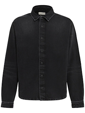 The Core: Denim shirt - Black Wash - men_0 | Luisa Via Roma