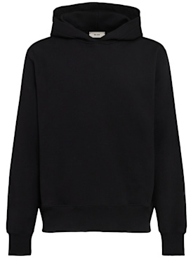 The Core: Cotton sweatshirt hoodie - Black - men_0 | Luisa Via Roma