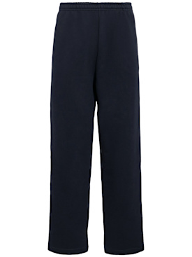 The Core: Pantalon droit en coton - Bleu - men_0 | Luisa Via Roma