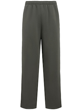 The Core: Pantalon droit en coton - Vert Militaire - men_0 | Luisa Via Roma