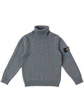 stone island junior - knitwear - kids-boys - new season