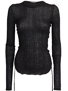 ann demeulemeester - top - donna - nuova stagione
