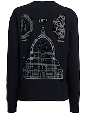 SOTF: Duomo标签长袖T恤 - 黑色 - women_0 | Luisa Via Roma