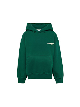 Kiddin: コットンスウェットシャツ - グリーン - kids-boys_0 | Luisa Via Roma
