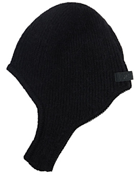 Jacquemus: Hut „La Capuche Gros Grain“ - Schwarz - men_0 | Luisa Via Roma