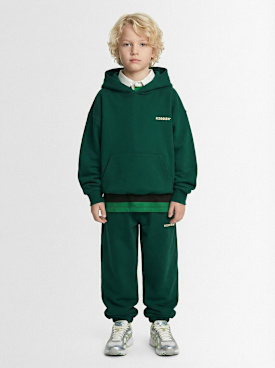 Kiddin: Cotton sweatshirt - Green - kids-boys_0 | Luisa Via Roma