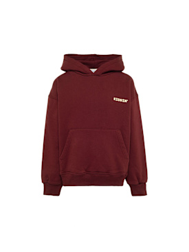 Kiddin: Cotton sweatshirt - Bordeaux - kids-girls_0 | Luisa Via Roma