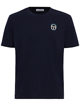 Sergio Tacchini: LVR Bold 24 T恤 - Navy/Gardenia - men_0 | Luisa Via Roma