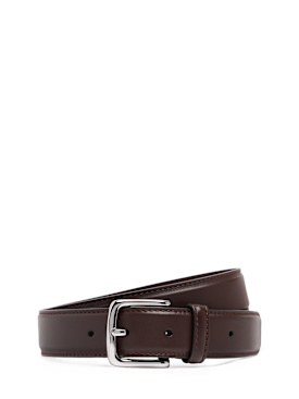 1929: Leather belt - Braun - men_0 | Luisa Via Roma