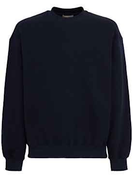 The Core: Crewneck sweatshirt - 深蓝色 - men_0 | Luisa Via Roma
