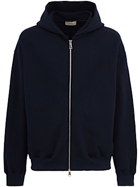 The Core: Full-zip hoodie - 深蓝色 - men_0 | Luisa Via Roma