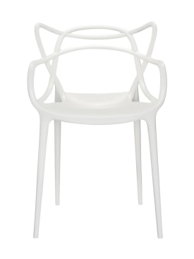 Kartell: Set of 2 Masters chairs - White - ecraft_0 | Luisa Via Roma