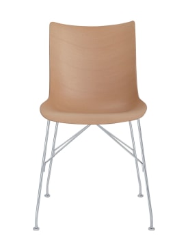 Kartell: P/Wood chair - Light Brown - ecraft_0 | Luisa Via Roma