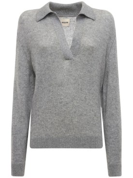 Khaite: Joe cashmere sweater - Grey - women_0 | Luisa Via Roma