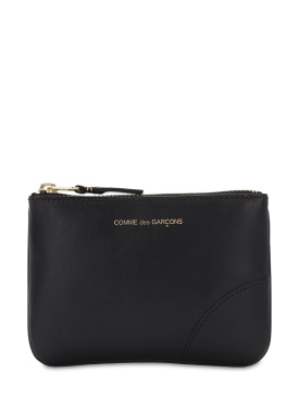 Comme des Garçons Wallet: Classic leather wallet - Black - women_0 | Luisa Via Roma