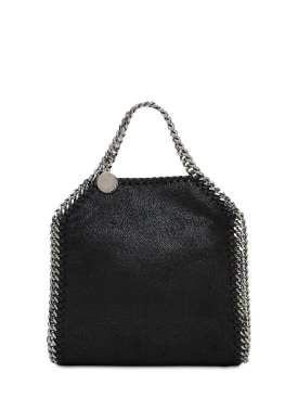 Stella McCartney: Tiny Falabella faux leather bag - Black - women_0 | Luisa Via Roma