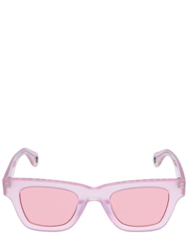 Jacquemus: Les lunettes Nocio sunglasses - Pink - men_0 | Luisa Via Roma