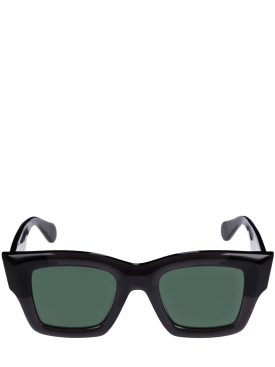 Jacquemus: Les lunettes Baci sunglasses - Black - women_0 | Luisa Via Roma