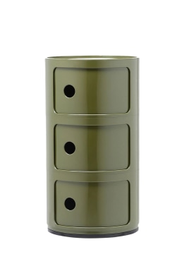Kartell: Mueble contenedor Componibili de 3 compartimentos - Verde - ecraft_0 | Luisa Via Roma
