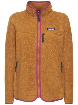 Patagonia: Retro Pile Tech Fleece jacket - Brown - women_0 | Luisa Via Roma