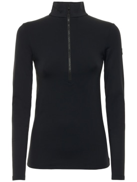 Fusalp: Sweatshirt mit Kurzreißverschluss „Gemini V“ - Dunkelblau - women_0 | Luisa Via Roma