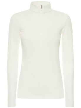 Fusalp: Sweatshirt mit Kurzreißverschluss „Gemini V“ - Weiß - women_0 | Luisa Via Roma