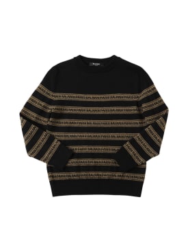 balmain - knitwear - kids-girls - sale