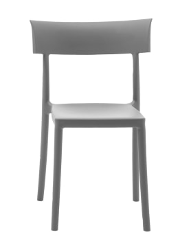 Kartell: Seto fo 2 Catwalk matte chairs - Grey - ecraft_0 | Luisa Via Roma