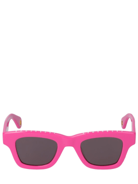 Jacquemus: Les lunettes Nocio sunglasses - Pink/Grey - women_0 | Luisa Via Roma