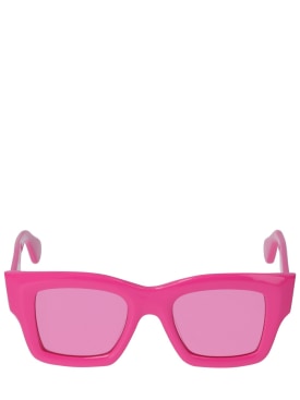 Jacquemus: Les lunettes Baci sunglasses - Pink - women_0 | Luisa Via Roma