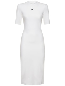 Nike: Midi dress - White - women_0 | Luisa Via Roma