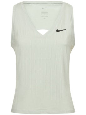 Nike: Débardeur de tennis - Vert - women_0 | Luisa Via Roma