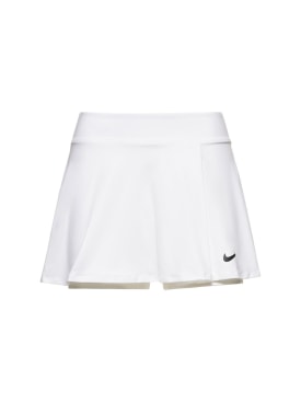 Nike: Jupe de tennis Flouncy - Blanc - women_0 | Luisa Via Roma